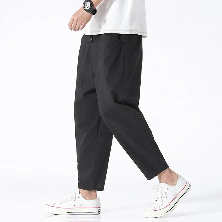 ModeHuis® | Cropped Katoenen/Linnen Broek