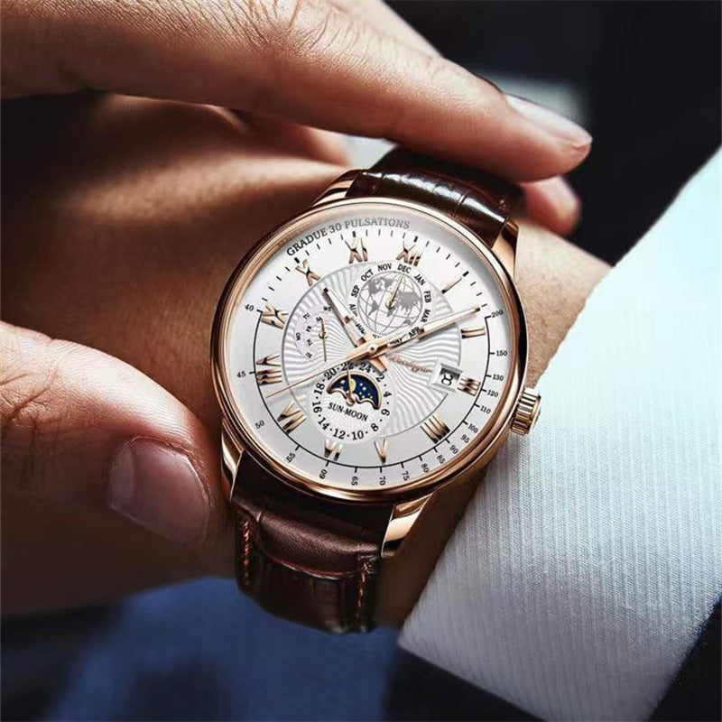 Trendy High-End Light Kwarts Horloge