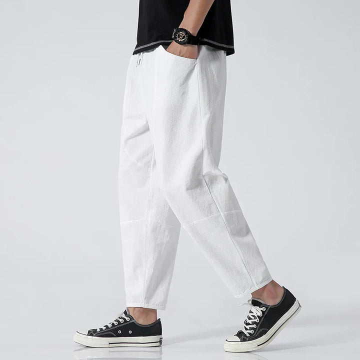 ModeHuis® | Cropped Katoenen/Linnen Broek