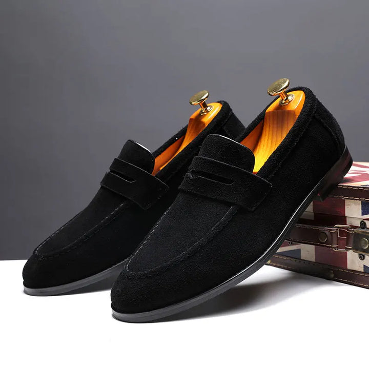 Marcus | Klassieke suède loafers