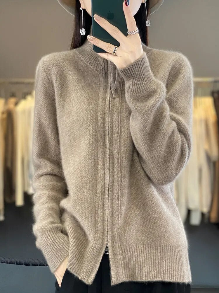 ModeHuis® | Cozy Zip-Up Cardigan
