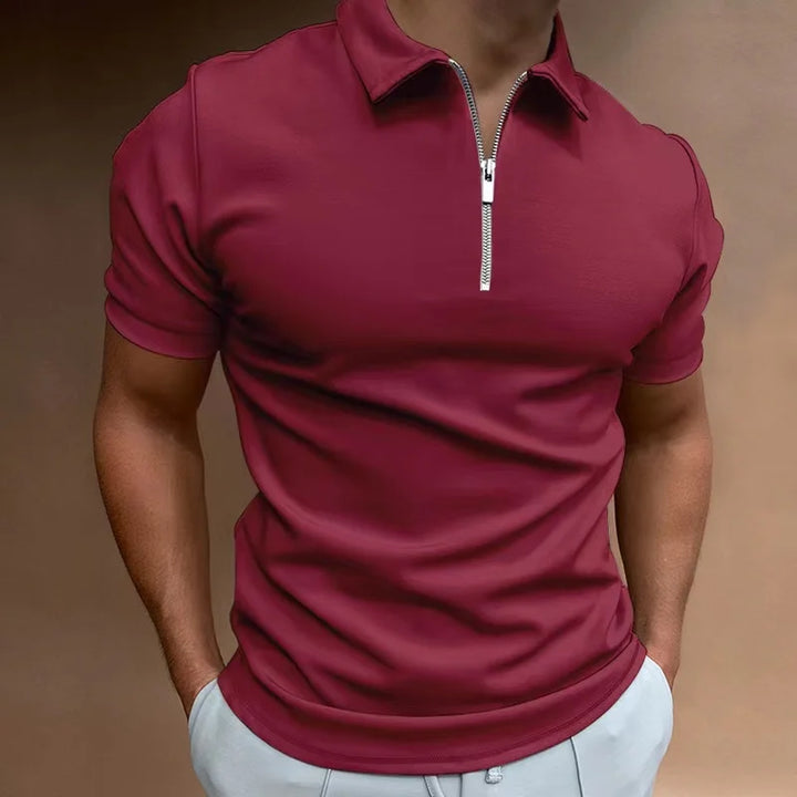 ModeHuis® | Klassieke Rits Polo Shirt 2+1 Gratis