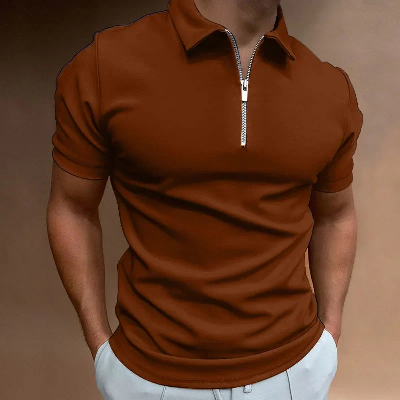 ModeHuis® | Klassieke Rits Polo Shirt 2+1 Gratis
