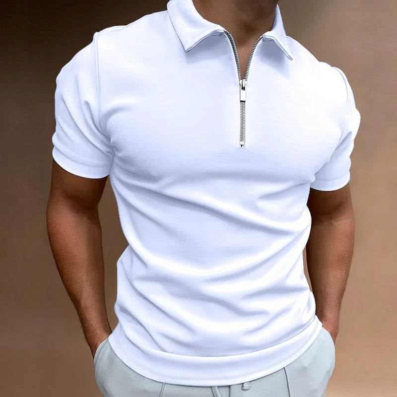 ModeHuis® | Klassieke Rits Polo Shirt 2+1 Gratis
