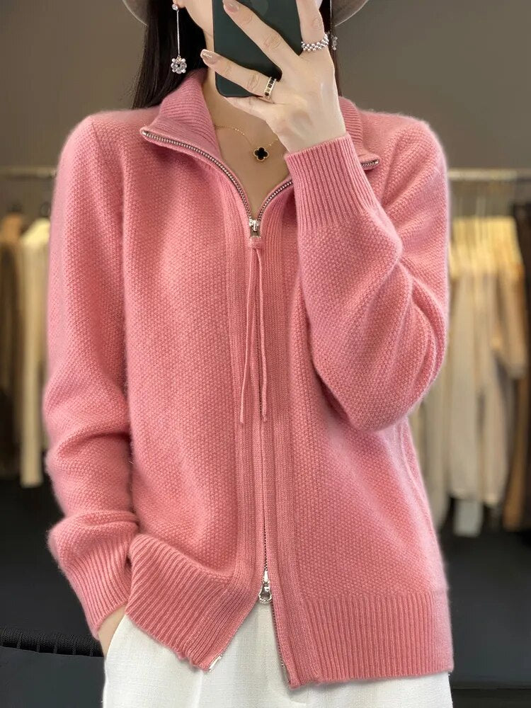 ModeHuis® | Cozy Zip-Up Cardigan