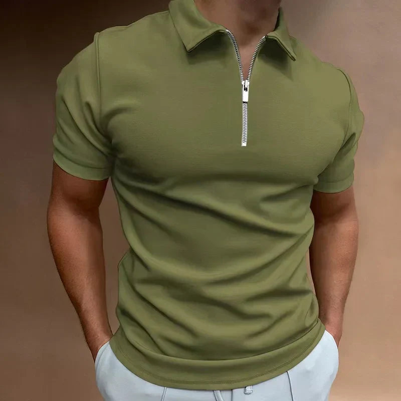 ModeHuis® | Klassieke Rits Polo Shirt 2+1 Gratis
