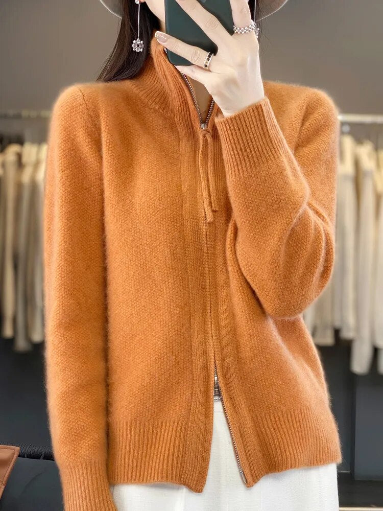 ModeHuis® | Cozy Zip-Up Cardigan