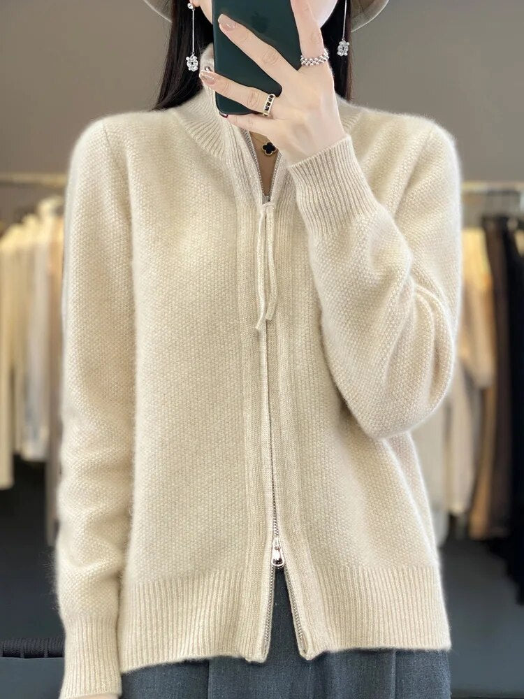 ModeHuis® | Cozy Zip-Up Cardigan