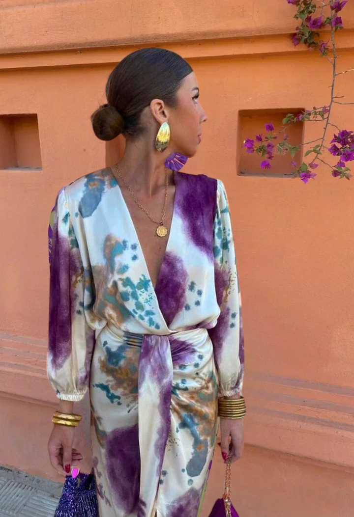 ModeHuis® | Elegante V-hals jurk
