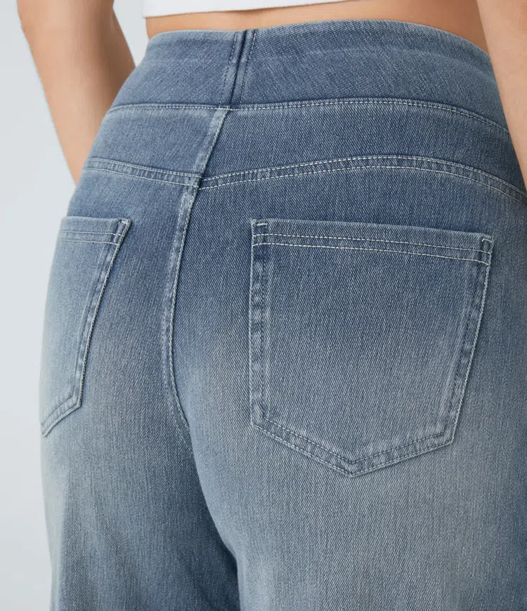 ModeHuis® | Comfortabele jeans met hoge taille