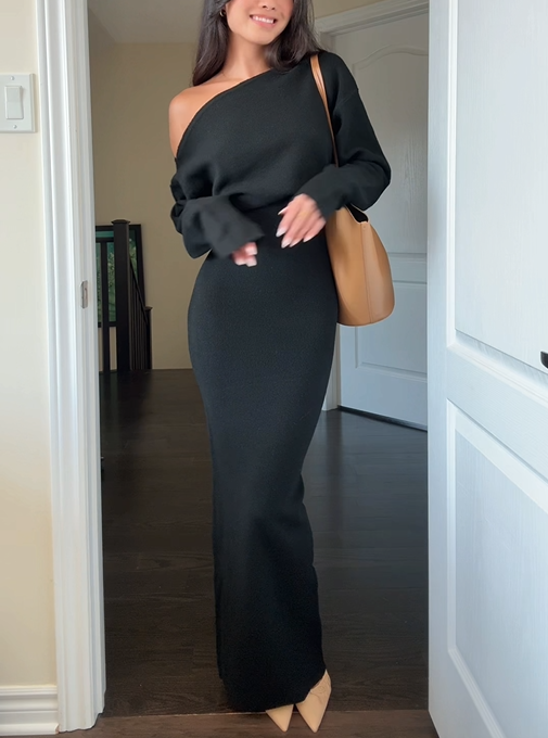 ModeHuis® | One-Shoulder Dress