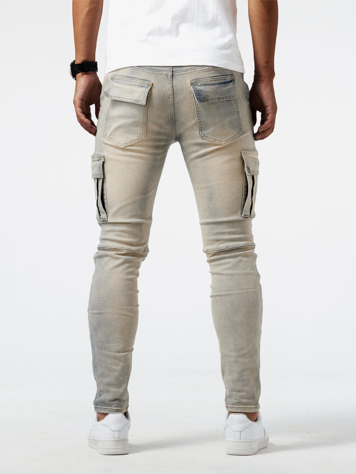 ModeHuis® | Slim Fit Cargo Jeans