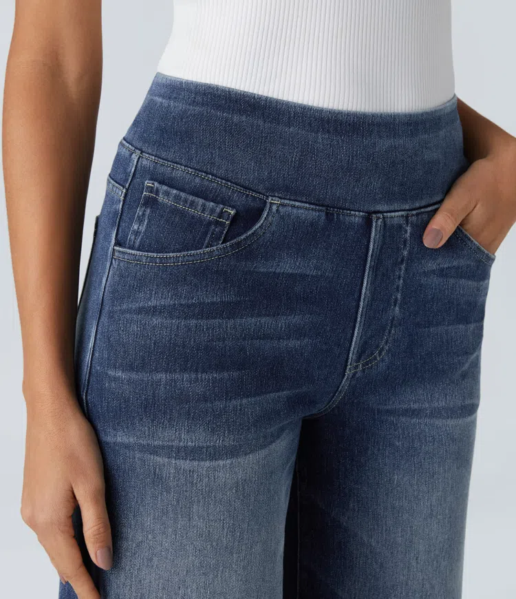 ModeHuis® | Comfortabele jeans met hoge taille