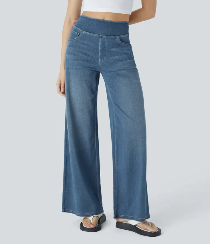 ModeHuis® | Comfortabele jeans met hoge taille