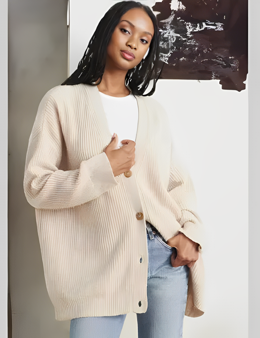 ModeHuis® | Elegante Knopen Cardigan