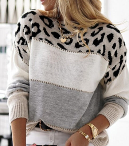 ModeHuis® | Trui Met Luipaardprint