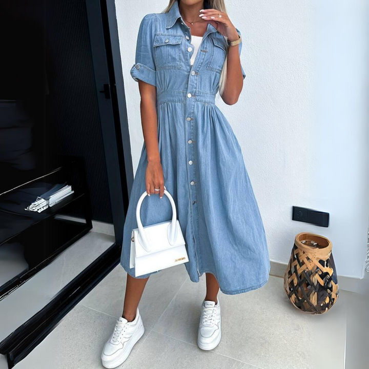 ModeHuis® | Casual Denim Jurk