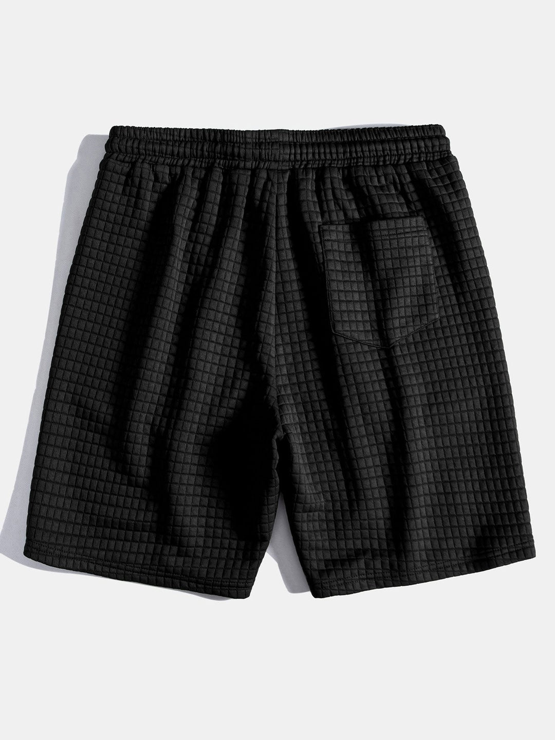 Lichte lounge shorts met wafelstructuur